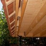 carport met dubbele balken ter versteviging